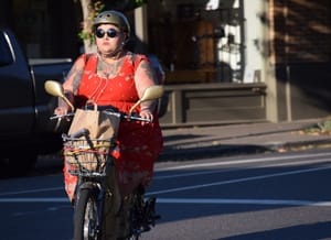 Red Dress Motorbike